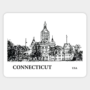 Connecticut State USA Sticker